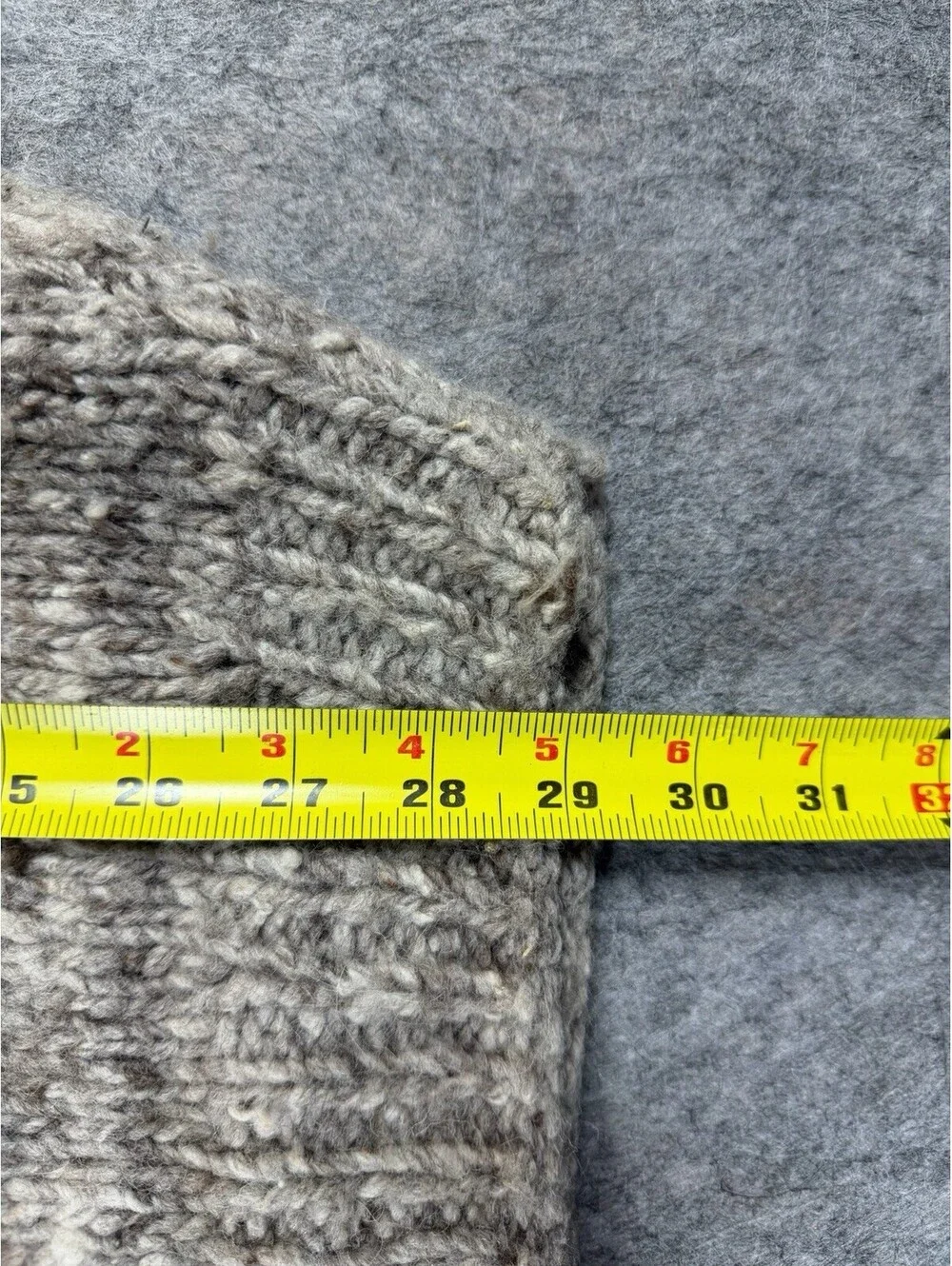 Vintage Cowichan Style Crewneck Wool Sweater Nepal Ecuadorian Size Large